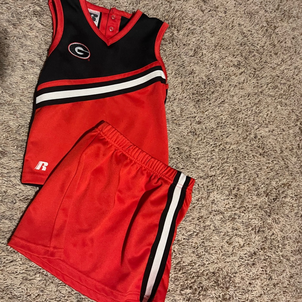 Georgia Bulldog Cheerleader outfit